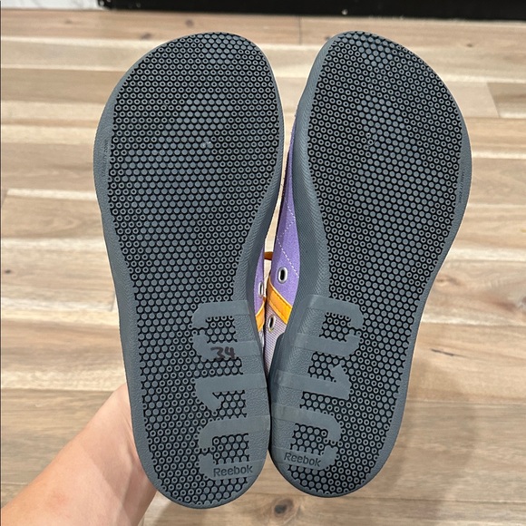 Reebok Women's CrossFit RCF LITE Lush Orchid Purple Glow orange shoes sneakers - Picture 6 of 9